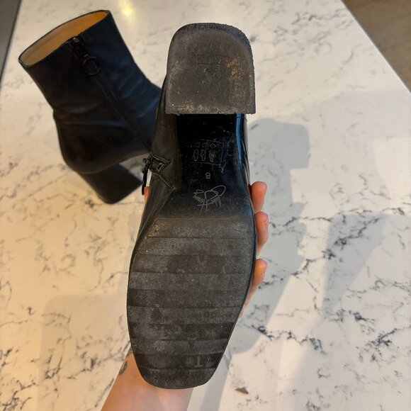 Vintage John Fluvog Sixties Mod Split Leather Ankle Boots - Picture 9 of 13